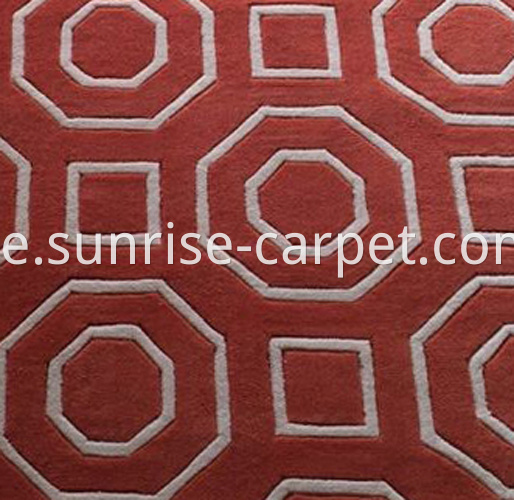 hand tufted carpet with design 2